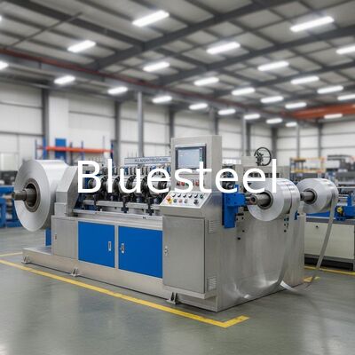 High Speed Aluminium Slitting Machine with PLC Automated Control for Precision Metal Coil Processing