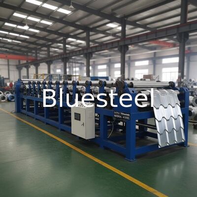 45# Стальной роликовый материал крышные панели роликообразовательная машина с Cr12Mov резкой и системой управления PLC